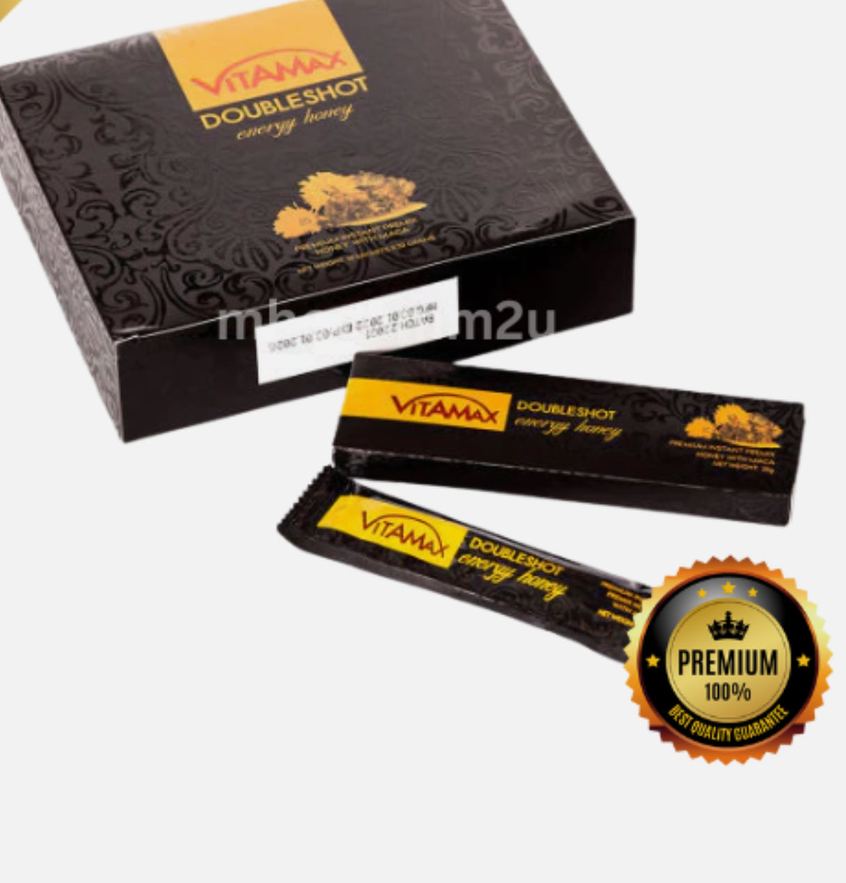 10 x Sachets Royal Vitamax Doubleshot Coffee -Instant Men Energy Brew Free Ships